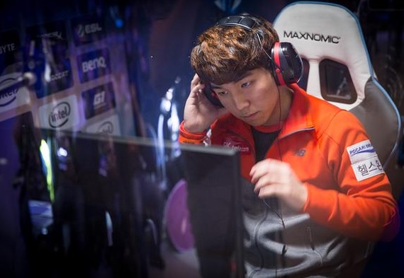 SK텔레콤 T1 저그 박령우(사진=IEM 트위터 발췌).