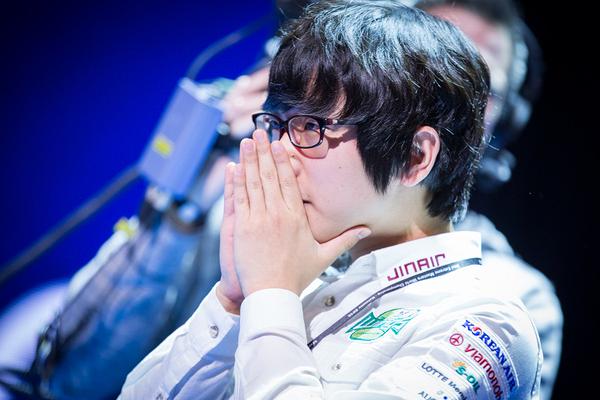 진에어 그린윙스 조성호(사진=IEM 트위터 캡처).