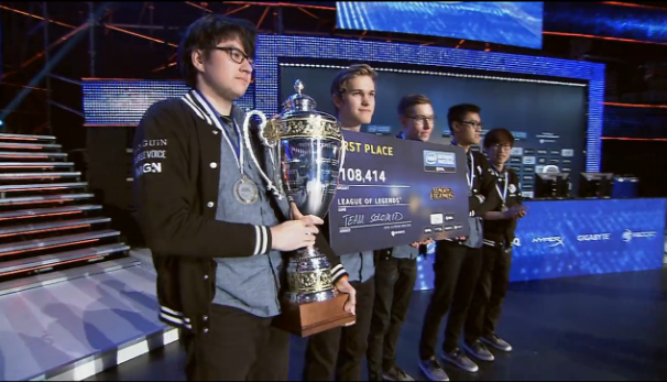 북미 강호 TSM이 WE를 3대0으로 완파하고 IEM 월드 챔피언십 우승을 차지했다(사진=트위치 생중계 캡처).