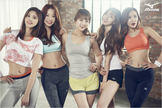 군살없는 몸매 대세돌 EXID…건강미 뽐내