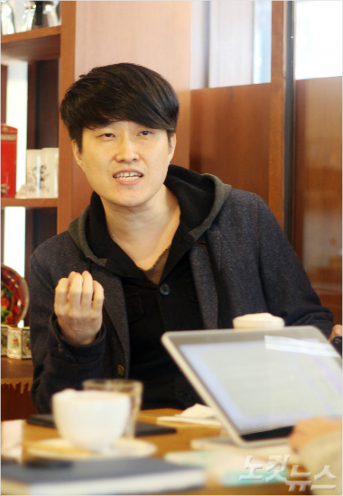 웹툰'지킬막사는하이드씨'의저자인이충호작가.(유연석기자/자료사진)