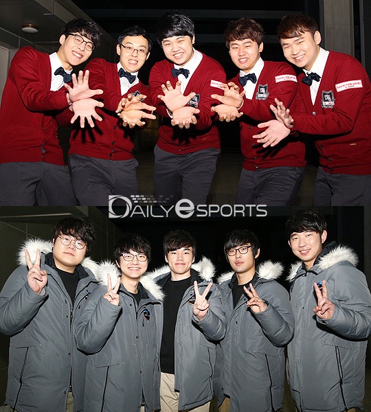 GE 타이거즈(위)와 CJ 엔투스가 IEM 월드 챔피언십의 한을 풀기 위한 맞대결을 펼친다.