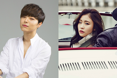 박시환(왼쪽),신지수(사진=토탈셋엔터,로엔트리제공)