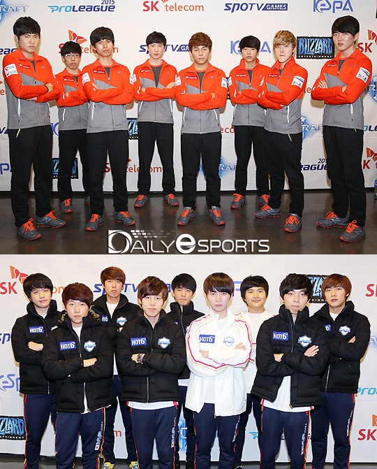 SK텔레콤 T1(위)가 MVP가 4위 티켓을 따기 위해 각축전을 벌인다.