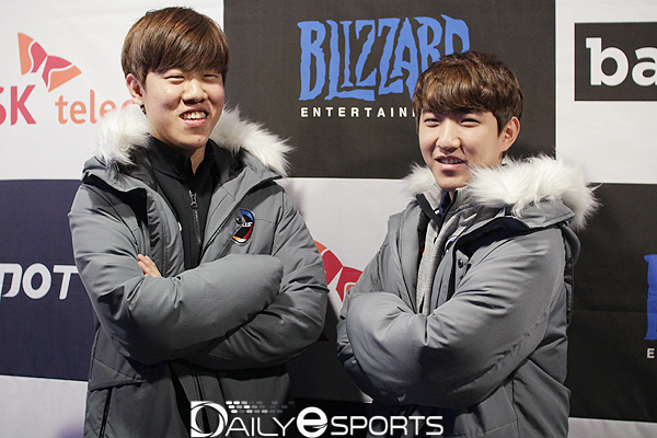 CJ 한지원(왼쪽)과 김준호.