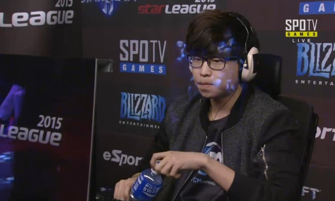 TCM게이밍 김민철(사진=스포티비게임즈 생방송 화면 캡처).