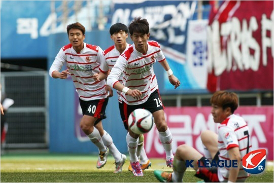 광주가정규리그4위로도K리그클래식으로승격할수있던원동력은단단한조직력과확실한동기부여덕분이다.(자료사진=한국프로축구연맹)