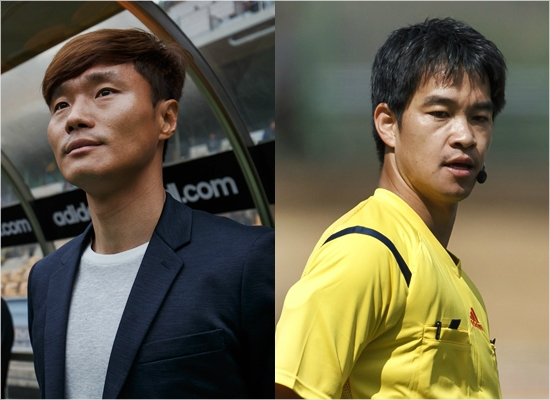 한국프로축구연맹은광주FC의남기일감독(왼쪽)과김종혁주심을각각3월의'K리그이달의감독'과'K리그이달의심판'에선정했다.(자료사진=한국프로축구연맹)