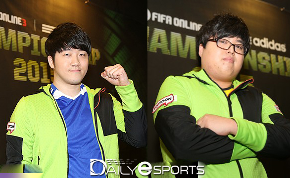 강성훈(왼쪽)과 안천복.