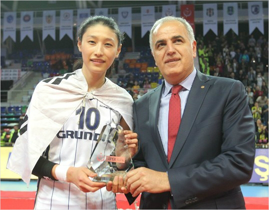김연경이터키슈퍼컵MVP를받았다.(자료사진=페네르바체홈페이지)