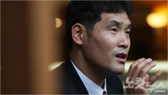 부산kt조동현신임감독이13일오후서울반포동JW메리어트호텔에서CBS노컷뉴스와인터뷰를갖고있다(사진=황진환기자jordanh@cbs.co.kr)