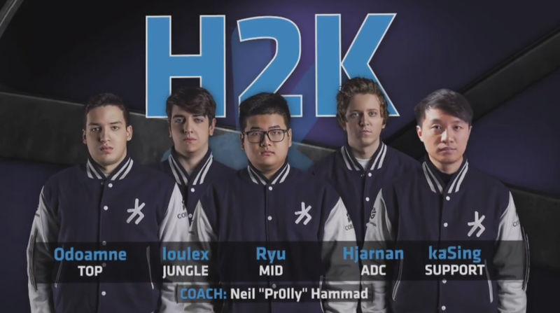 '류' 유상욱이 뛰고 있는 H2K(사진=LoL e스포츠피디아 발췌).