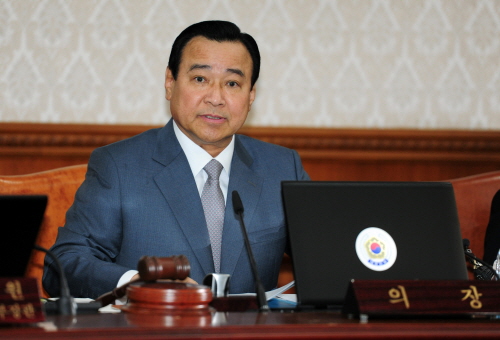 ▲이완구국무총리(사진=총리실홈페이지)