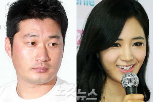 오승환(왼쪽),소녀시대유리(자료사진)