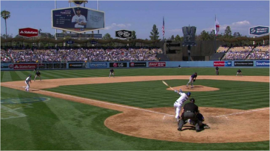 다저스타디움의모습.(홈페이지영상캡처)