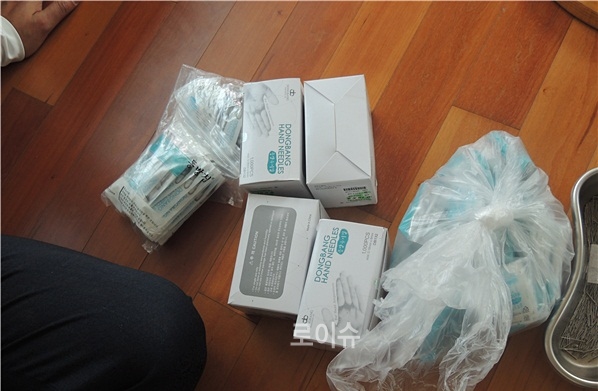 ▲무면허의료행위에사용된수지침.