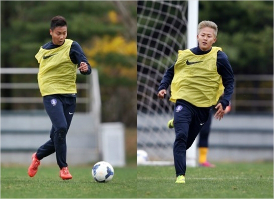 29일개막하는수원JS컵에나서는안익수감독은스페인프리메라리가FC바르셀로나유소년팀에서활약하는백승호(왼쪽)와이승우를나란히발탁했다.(자료사진=대한축구협회)