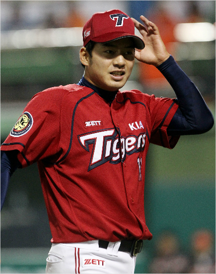 2013년4월3일대전한화전에서데뷔첫승을거둔KIA임준섭.(자료사진=KIA)