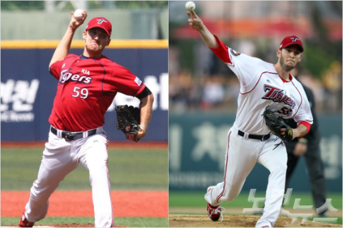 KIA외국인투수험버,스틴슨(KIA제공)