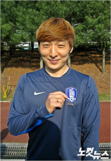 박은선은2003년미국대회이후12년만에다시한번국제축구연맹(FIFA)여자월드컵에출전한다.파주=오해원기자