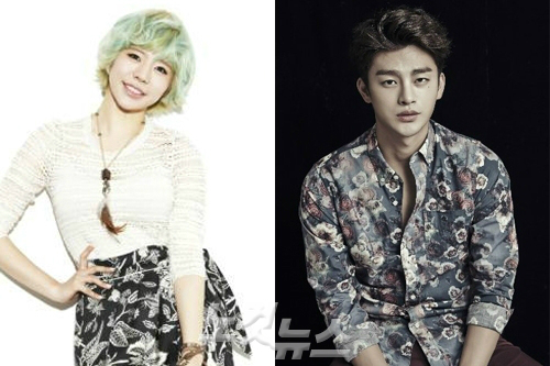 소녀시대써니(왼쪽),서인국(자료사진)