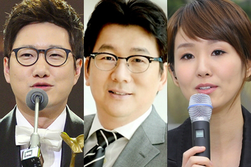 (왼쪽부터)KBS조우종,SBS박상도아나운서,방송인오정연(자료사진/KBS,SBS제공)