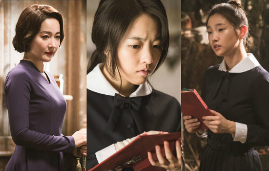 왼쪽부터영화'경성학교:사라진소녀들)의배우엄지원박보영박소담(사진=청년필름제공)