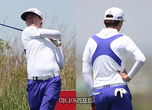 ▲SK텔레콤오픈1라운드에서공동5위에오른이성호.사진