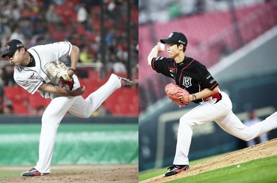 ▲KT선발마운드의희망으로떠오른조무근(사진좌)과엄상백(사진우).사진│KT위즈