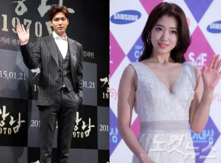 배우이민호(왼쪽)와박신혜(자료사진/노컷뉴스)