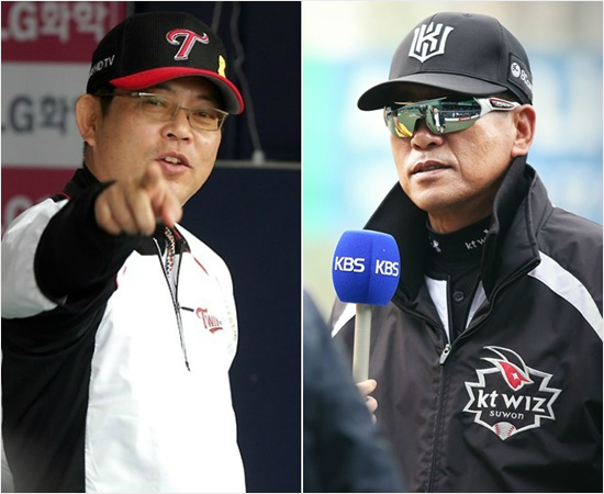 양상문LG(왼쪽),조범현케이티감독.(자료사진=LG,케이티)