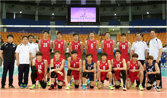 남자배구대표팀.(자료사진=FIVB)