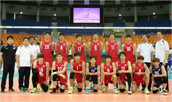 남자배구대표팀.(자료사진=FIVB)