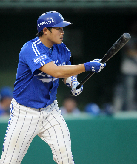 '의왼데?'삼성은올시즌희생번트22개로가장적지만포수이지영(사진)은10개로개인1위다.(자료사진=삼성)