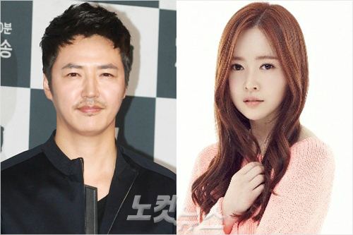 왼쪽부터배우윤상현과가수메이비.(자료사진)