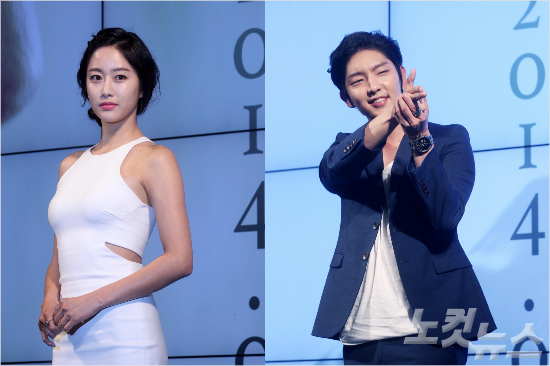 배우전혜빈과이준기.(박종민기자/자료사진)