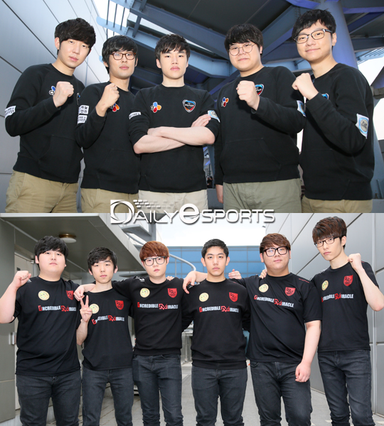CJ 엔투스(위)와 롱주IM.