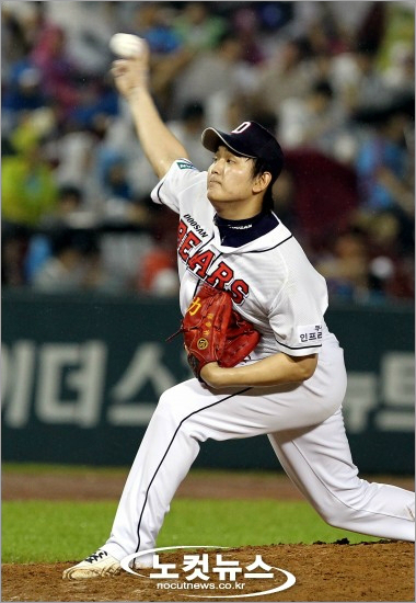 25일구단에야구를쉬겠다는의사를밝힌두산우완임태훈.(자료사진)