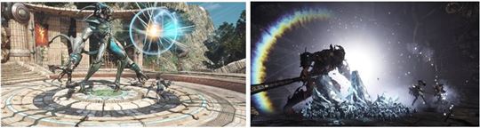 (좌)변형된 상인길드장, (우)마스테마