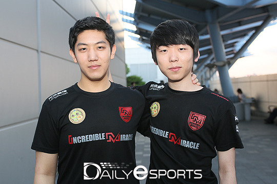 롱주IM 김태일(왼쪽)과 이동근.