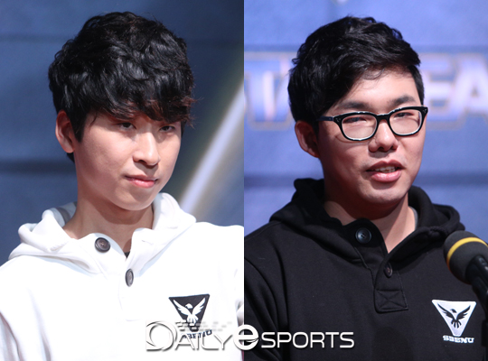 윤용태(왼쪽)와 김승현.