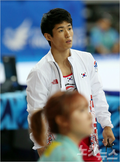 부상으로광주U대회남은경기출전이무산된체조스타양학선.(자료사진=박종민기자)
