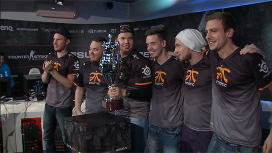 ESL ESEA 프로리그 우승을 차지한 프나틱.(자료=트위치TV 캡쳐)