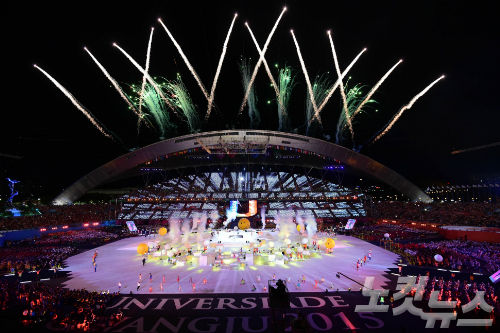 2015광주하계유니버시아드대회개막식(사진=박종민기자)