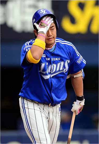 '왜이렇게안맞지?'박석민은6월타율2할5푼에불과했던데다허벅지부상으로지난달18일2군에내려갔다.(자료사진=삼성)