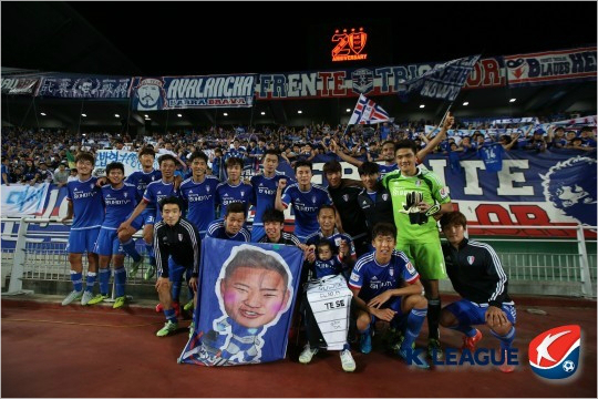 정대세는수원삼성에서지낸2년6개월의시간이'축구선수'로서자신의인생을바꾸는전환점이됐다고평가했다.(자료사진=한국프로축구연맹)