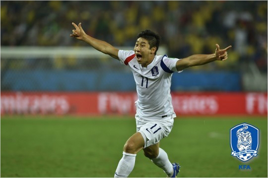 이근호는2014년브라질월드컵이후카타르에진출했지만브라질출신호마리뉴에밀려인상적인활약을보여주지못했다.(자료사진=대한축구협회)