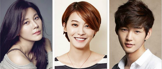 왼쪽부터배우김하늘유인영이원근