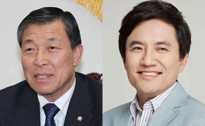 ▲황진하사무총장과김진태인권위원장(우)=사진페이스북