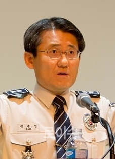 ▲백승엽경남경찰철장.